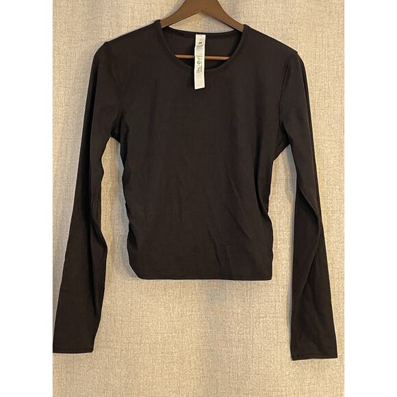 lululemon All It Takes Back-Twist Ribbed Long-Sleeve Shirt Size 10 NWOT - Picture 4 of 4